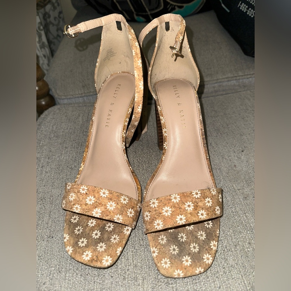 Worn heals comfy